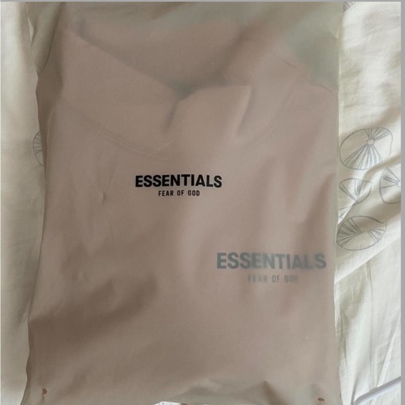 Essentials Fear Of God Matte Blush mock neck pullover sweatshirt - Picture 4 of 4